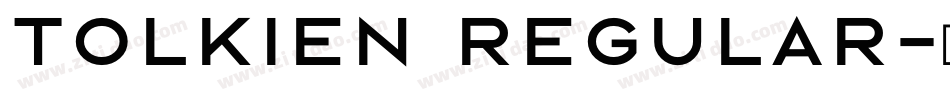 Tolkien Regular字体转换